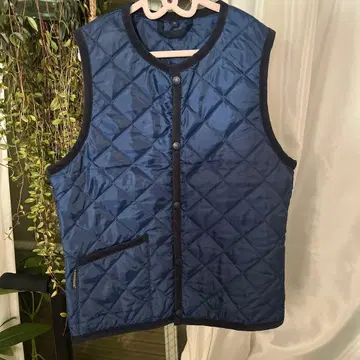 AVENHAM 네이비 퀼팅 베스트 사이즈 38 영국제