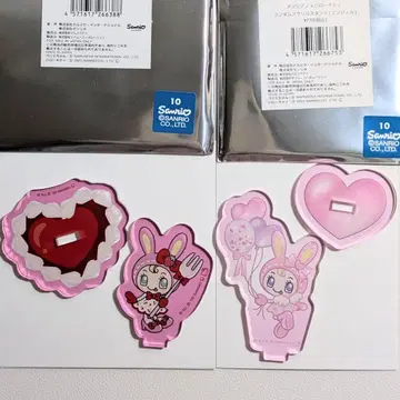 메조피아노 x 헬로키티 아크릴 스탠드 베리에짱 2개 세트 팝업