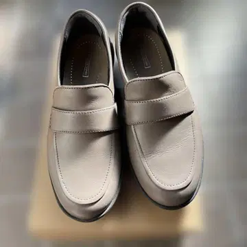 아킬레스 솔보 로퍼 3E 그레이 천연 가죽