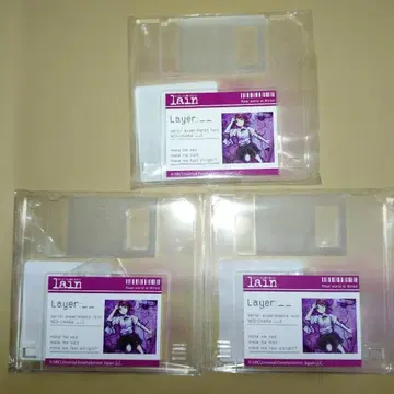 lain & DIVA 아크릴 키링 세트