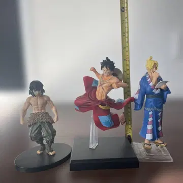 루피 피규어 세트 원피스 귀멸의 칼날 이노스케