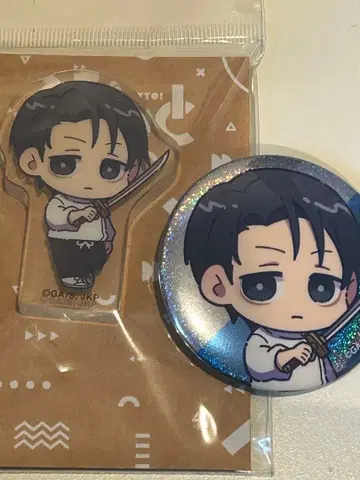 주술회전 옷코츠 유타 코롯토 아크릴 피규어 + 캔뱃지