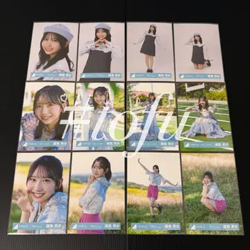 히나타자카46 후지시마 카호 [ 부탁 바흐! ] 브로마이드 12종 컴프