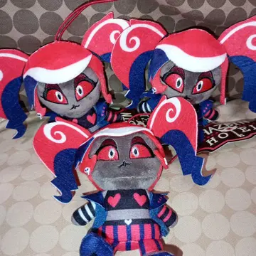 해즈빈 호텔에 어서 오세요 앉아 마스코트 벨벳 라운드 원 한정판