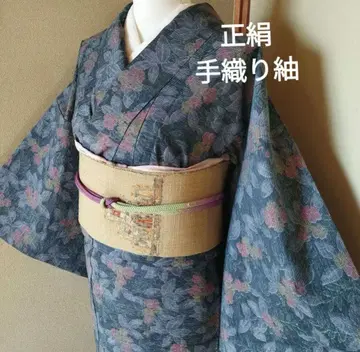 순수 실크 수제 츠무기