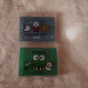 케로케로케로피 모두의 타아보 스탬프 패드 2개 세트