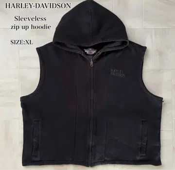 HARLEY-DAVIDSON 슬리브리스 집업 후디 XL