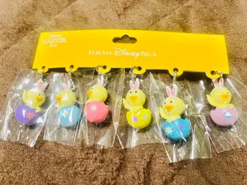 도쿄디즈니씨 부활절 병아리 스트랩 6개 세트 우사피요