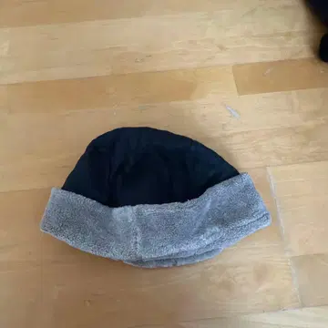 mature ha. 보아 니트 모자 블랙 그레이