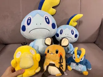포켓몬 pokemon 봉제 인형 메타몽 코닥 데덴네 가디안