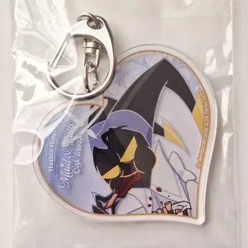 해즈빈 호텔 아담 하트 키링 스퀘어 캔 케이스