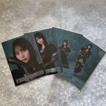 히나타자카46 마츠오 사쿠라 브로마이드 블랙 드레스 컴프