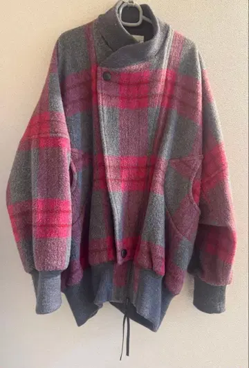 비비안 웨스트우드 앵글로매니아 체크 코쿤 블루종