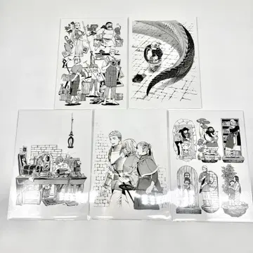 던전밥 쿠이 료코전 B6 엽서 원화 전 5종 세트