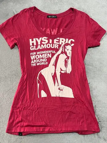 HYSTERIC GLAMOUR T셔츠 y2k 그런지 맥브링