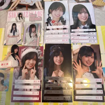 사쿠라자카46 카츠마타 하루 브로마이드 5컴프 굿즈 묶음 판매