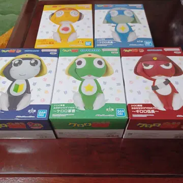 케로로 SOFVIMATES 피규어 세트 타마마 기로로 쿠루루 도로로