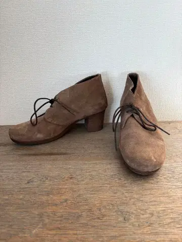 천연 가죽 스웨이드 숏부츠 나노 유니버스