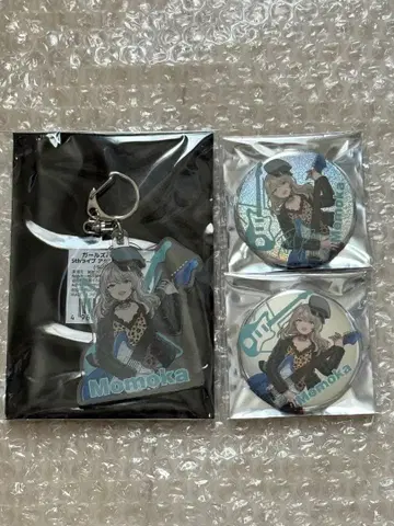 걸즈밴드클라이 5th 카와라기 모모카 사인 캔뱃지 아크릴 키링