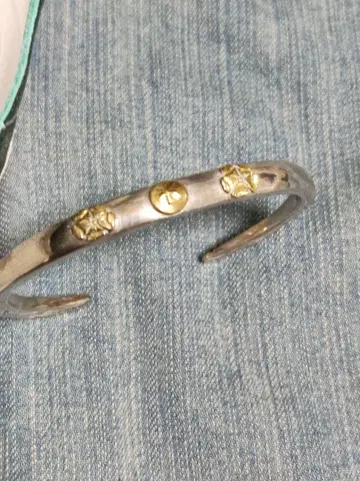 고로즈 goro's 더블 로즈 페이스 뱅글 사이즈 M