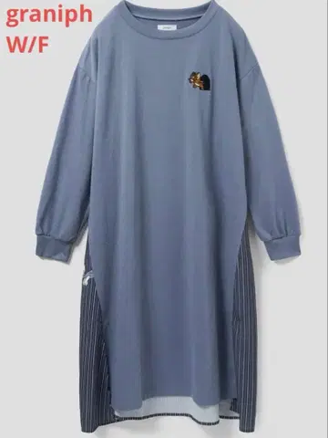 graniph 롱 원피스 W/F 블루 그레이 톰과 제리