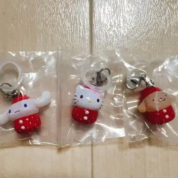 산리오 딸기 메지루시 액세서리 키티 폼폼푸딩 시나모롤