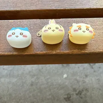 치이카와 (먼작귀) 얼굴 미니 실리콘 파우치 3종