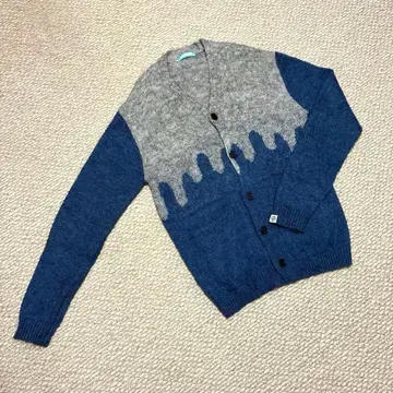 ICECREAM 아이스크림 니트 가디건 블루