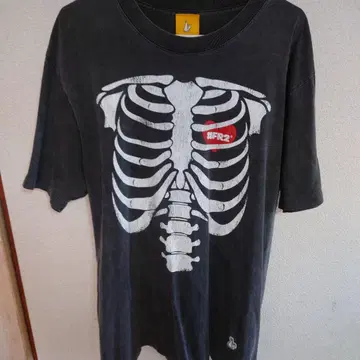 FR2 스켈레톤 디자인 T셔츠 다크 그레이