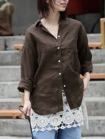 JOURNAL STANDARD relume 프렌치 린넨 빅 스키퍼