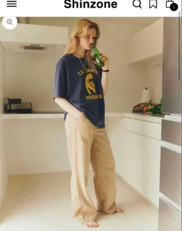 더 신존 하이 웨이스트 치노 PT 34 신존