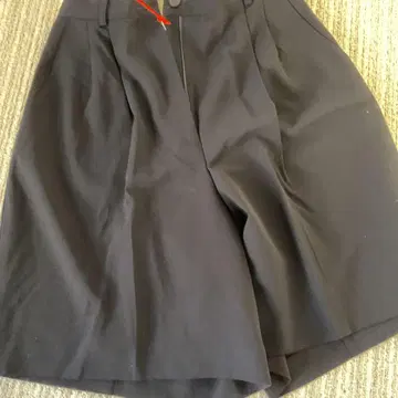 네이비 큐롯 벨트 루프 포함