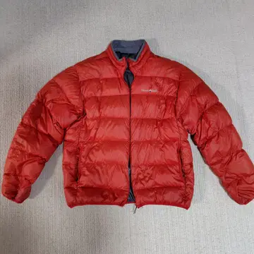 몽벨 레드 다운 자켓 L