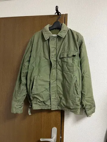70's U.S.NAVY A-2 스텐실 덱 자켓 M