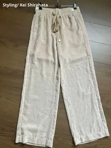 Styling/ Kei Shirahata 벨로아 팬츠