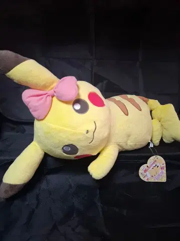 피카츄 너에게 푹 빠졌어 메가 사이즈 봉제 인형 꾸미기 피카츄 피카츄