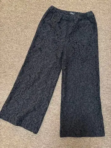 Theory 플로럴 레이스 와이드 팬츠 XS