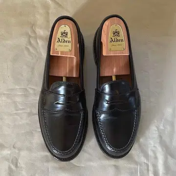 [컨디션 최상] 알든 ALDEN 987 블랙 코도반 페니 로퍼