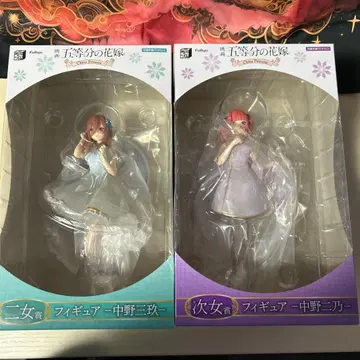 5등분의 신부 차이나 프린세스 나카노 미쿠 나카노 니노 피규어 제일복권