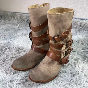 H by hudson KEIRA2 스웨이드 엔지니어 부츠 37