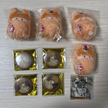 블루 록 쿠니가미 마토메 세트 꼬마 솜인형 주얼리 캔뱃지 가라오케