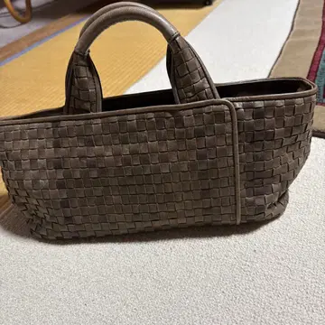 ARUKAN 브라운 뜨개질 핸드백