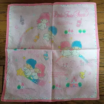 리틀트윈스타 손수건 키키라라 헤이세이 레트로 1991년도제 원단