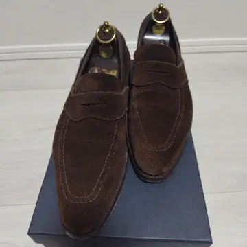 크로켓 [영] 스웨이드 로퍼 브라운 6.5-7 정도 슈트리 포함