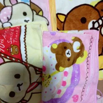 리락쿠마 무릎담요 담요 4개 세트