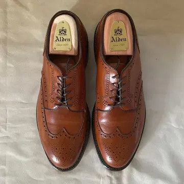 [ 컨디션 최상 ] 알든 ALDEN 987 브라운 윙팁 8D