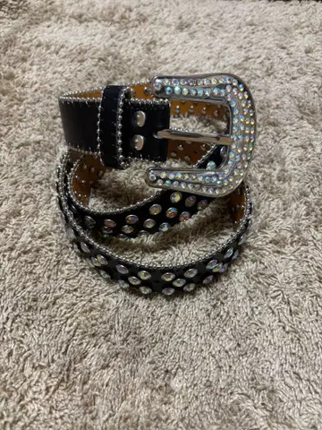 스터드 큐빅 벨트