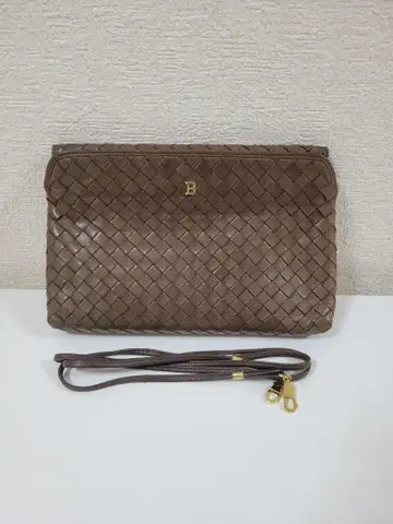 BALLY 발리 뜨개질 가죽 숄더백