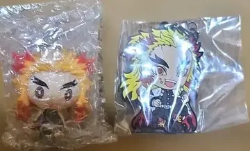 귀멸의 칼날 제일복권 쵸코노세 피규어&러버스트랩 렌고쿠 쿄쥬로