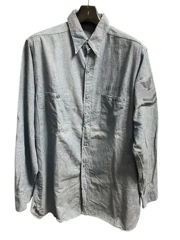 빈티지 샴브레이 셔츠